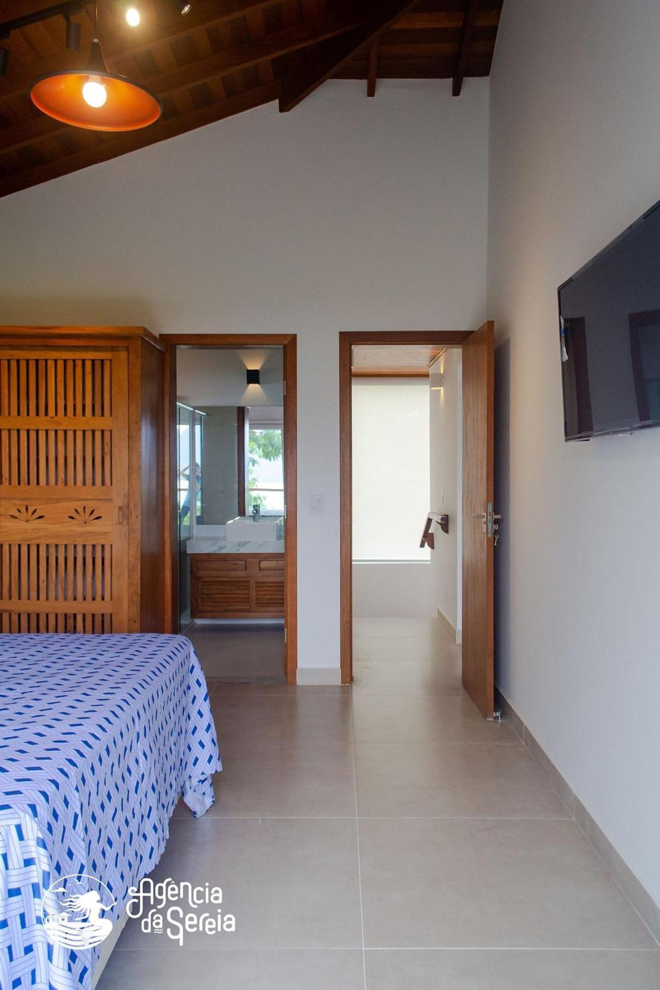 Linda Casa Com Vista Incrivel Em Condominio No Sul Da Ilha 伊利亚贝拉 外观 照片