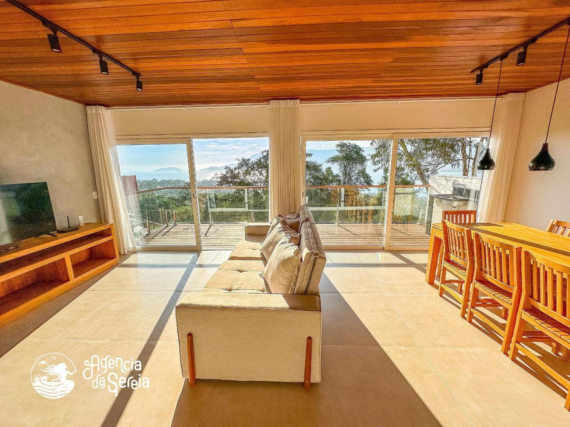 Linda Casa Com Vista Incrivel Em Condominio No Sul Da Ilha 伊利亚贝拉 外观 照片