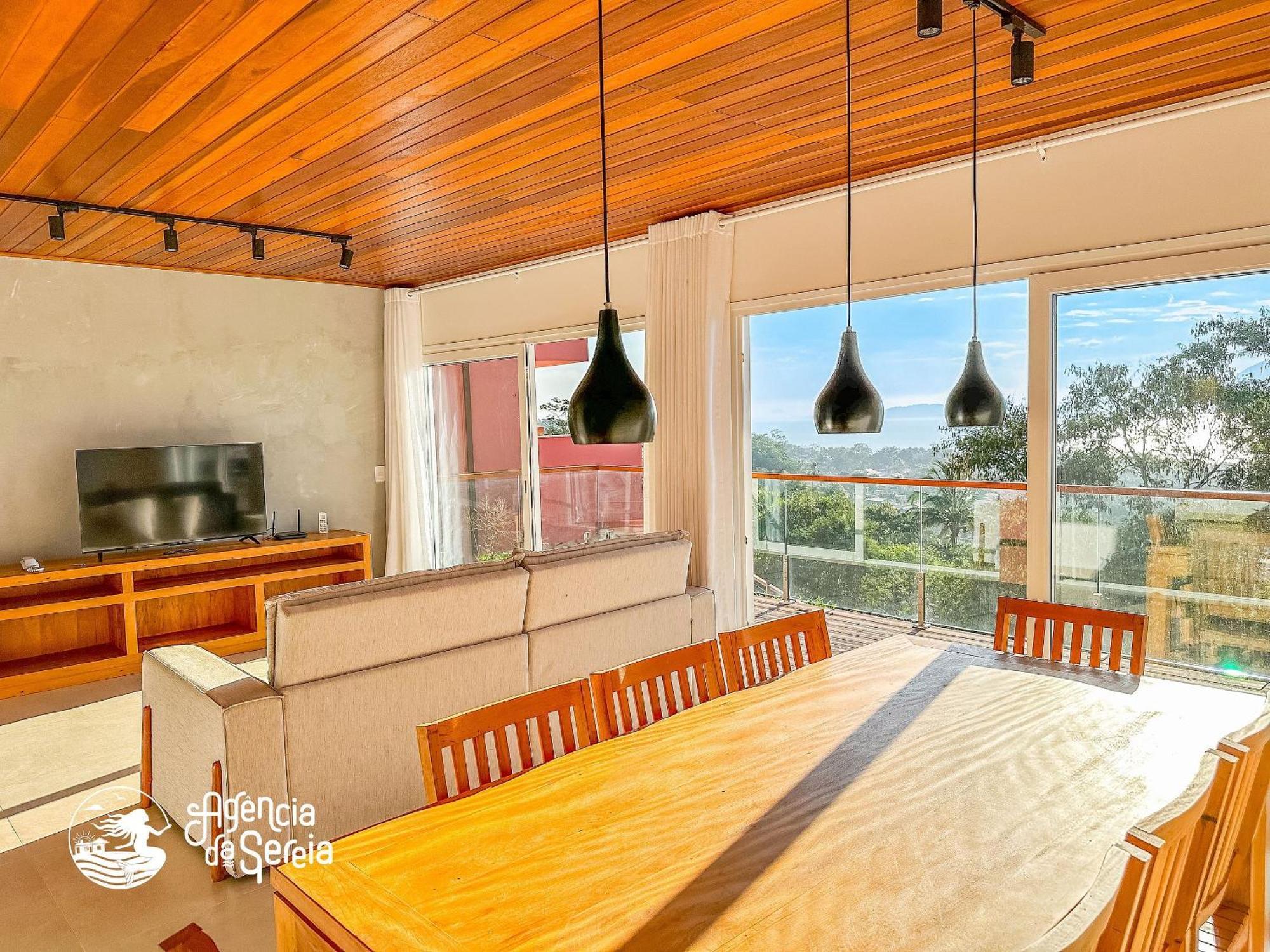 Linda Casa Com Vista Incrivel Em Condominio No Sul Da Ilha 伊利亚贝拉 外观 照片