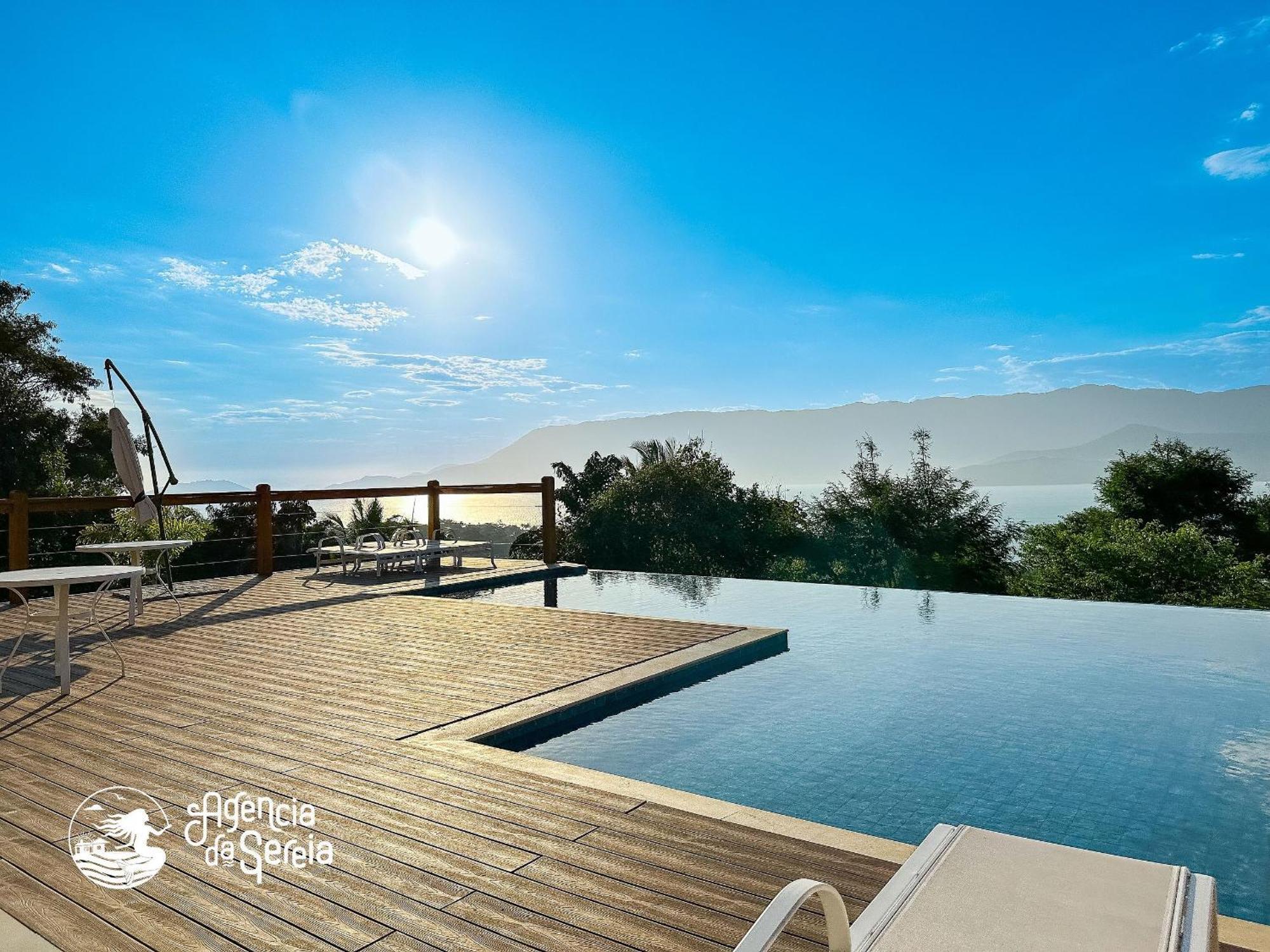 Linda Casa Com Vista Incrivel Em Condominio No Sul Da Ilha 伊利亚贝拉 外观 照片